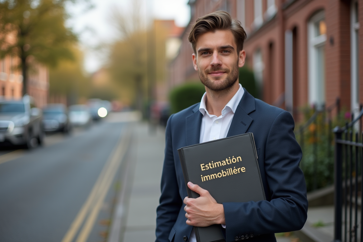 Jeune homme avec dossier d